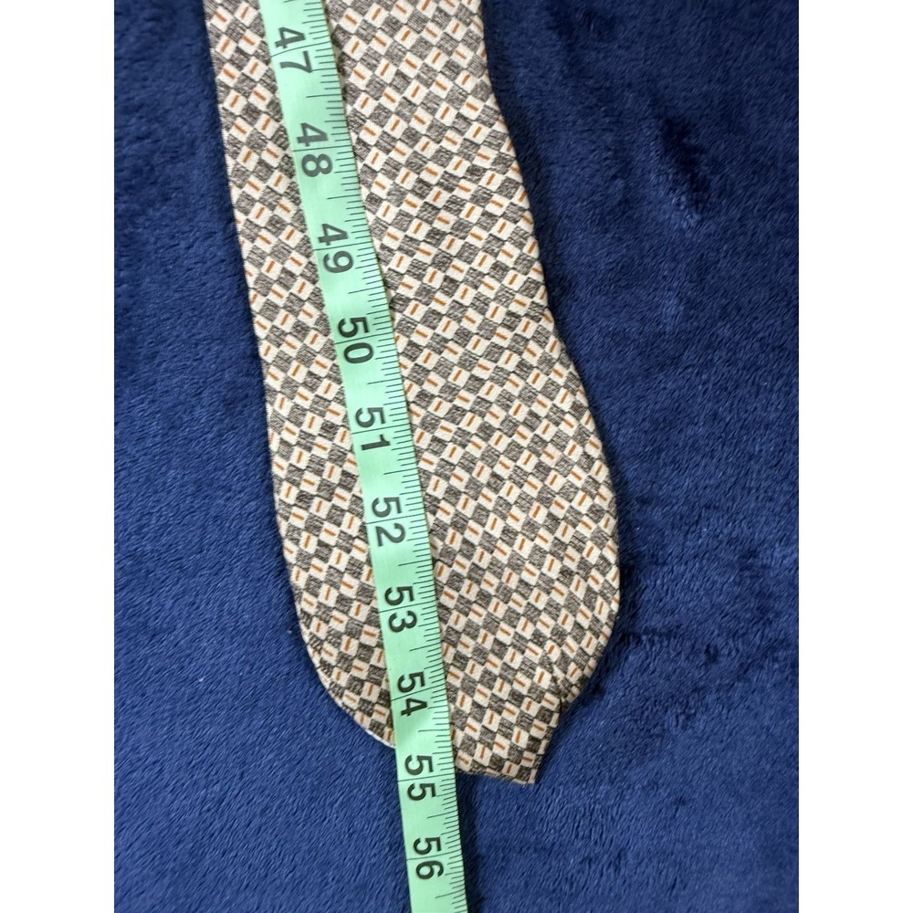 Yves Saint Laurent Mens Silk Classic Length Geometric - Picture 7 of 9